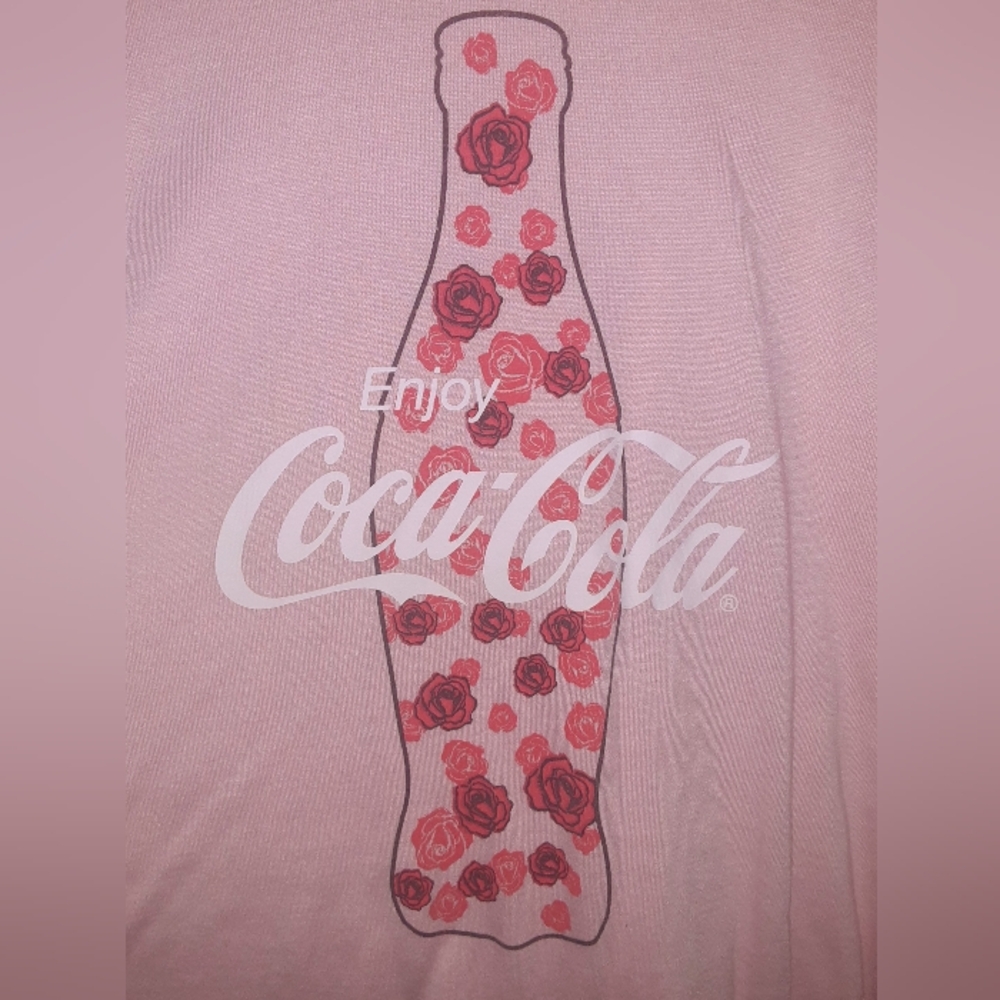 Coca Cola Tank Top w/ Floral Bottle Design 3XL - Picture 2 of 4